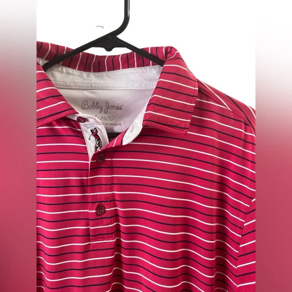 Bobby Jones pink golf polo - Picture 2 of 4